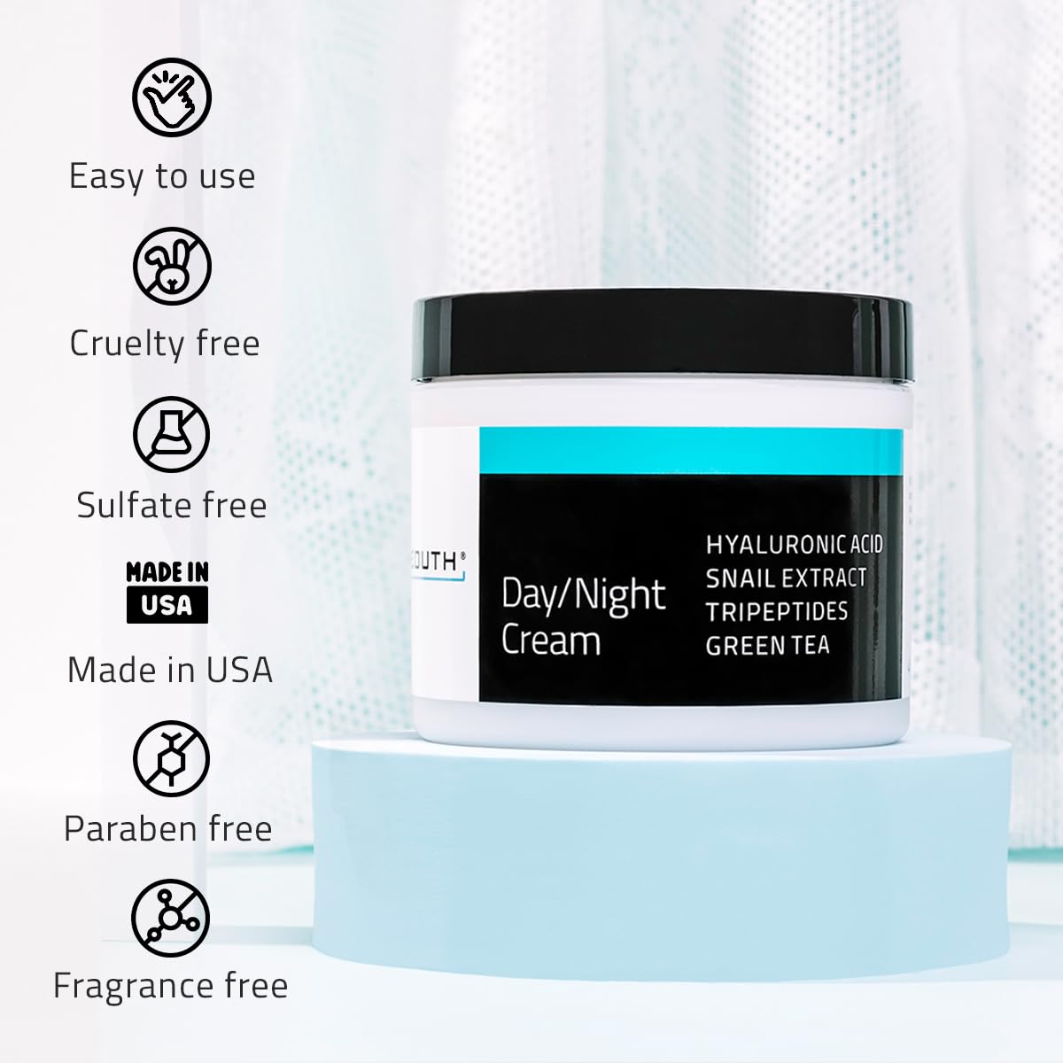 YEOUTH day night moisturizer application steps show day and night use