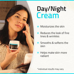 YEOUTH day night moisturizer texture close-up reveals smooth lightweight hydration