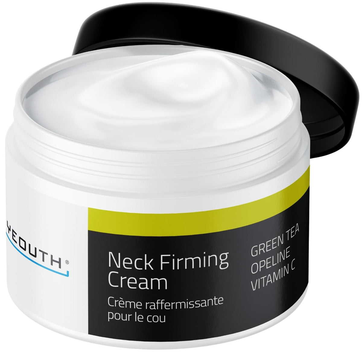 YEOUTH Neck Cream Vitamin C jar promotes firming and hydration for the neck.