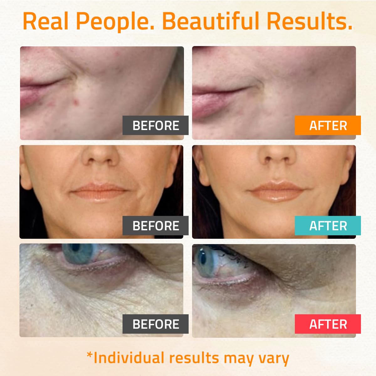 YEOUTH night serum application showing layered skincare routine