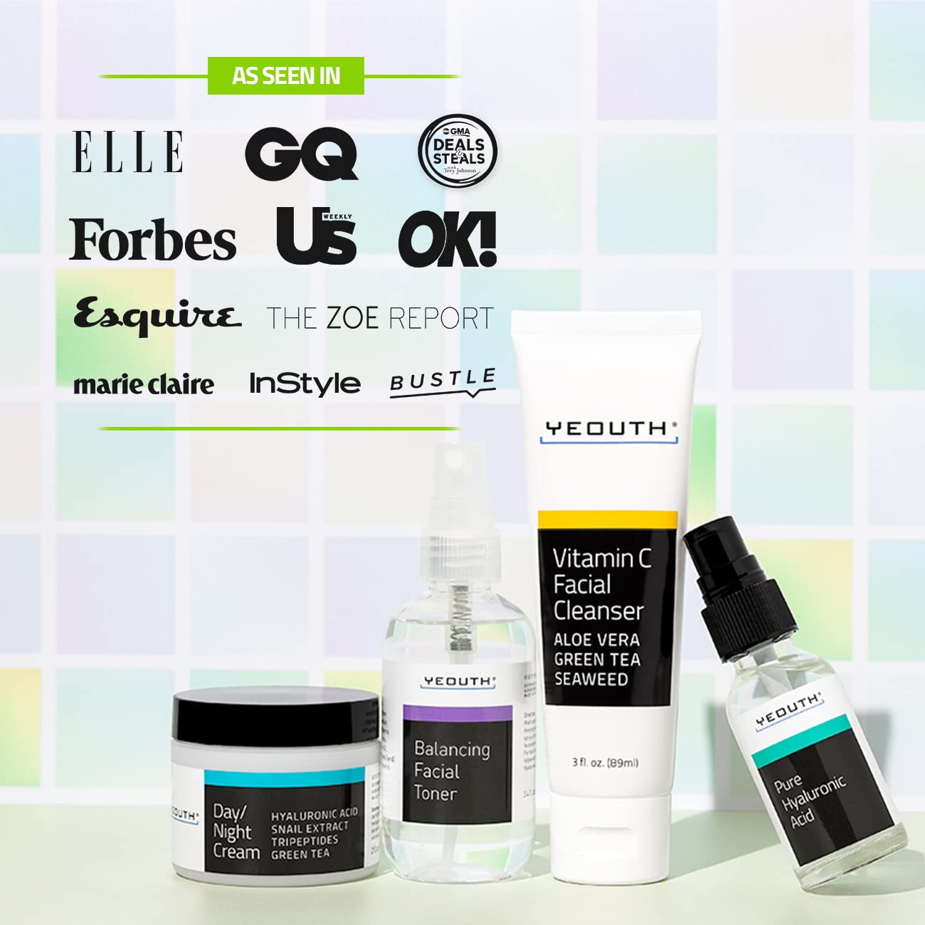 YEOUTH balancing toner bottle prepares teen skin for serums