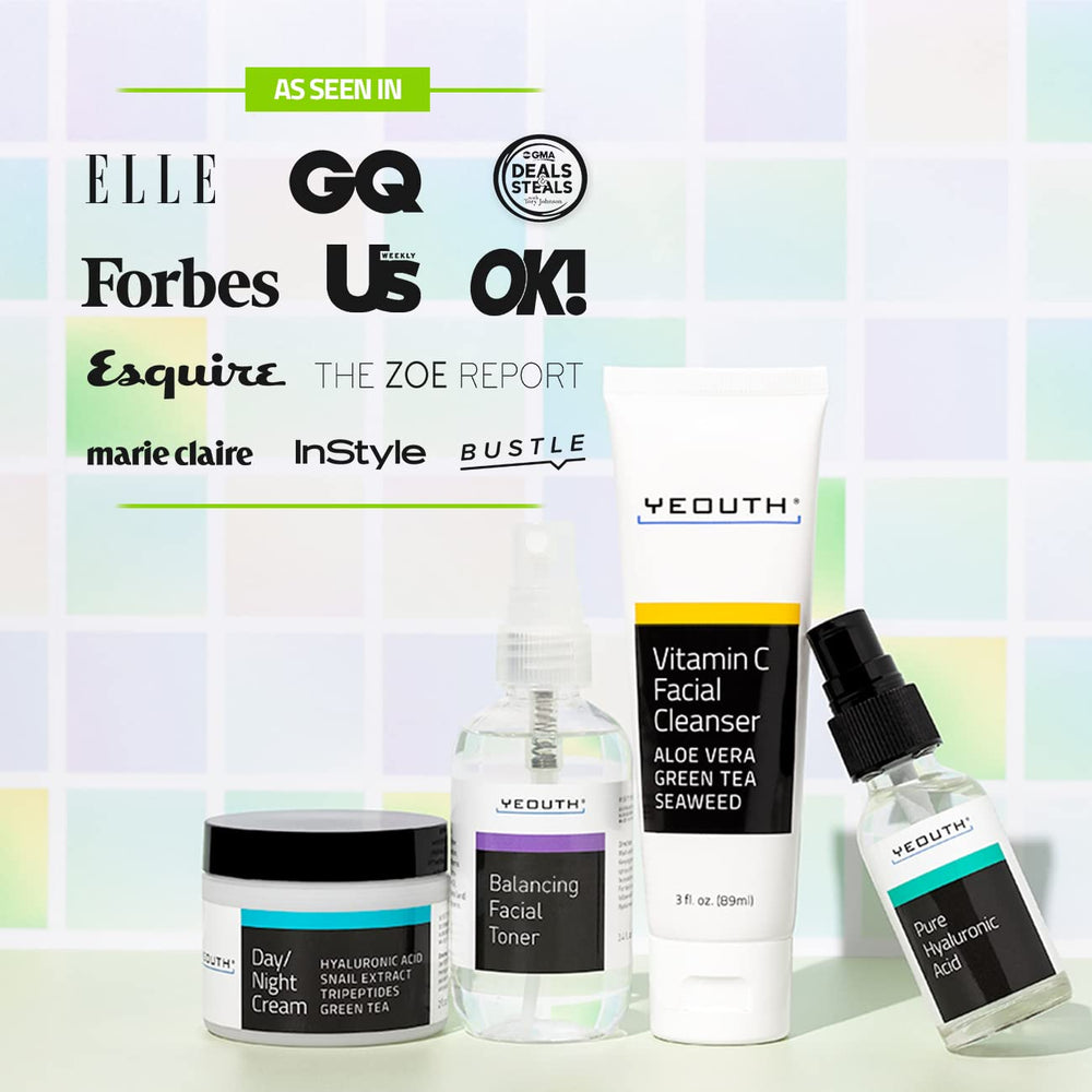 YEOUTH balancing toner bottle prepares teen skin for serums