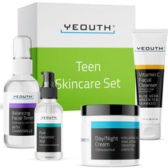 YEOUTH hyaluronic serum bottle pump for teen hydration