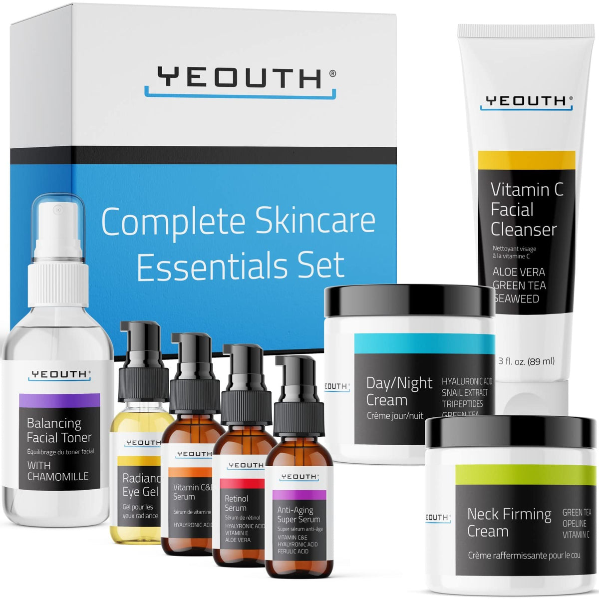 YEOUTH Vitamin C Cleanser bottle for gentle cleansing and preps skin