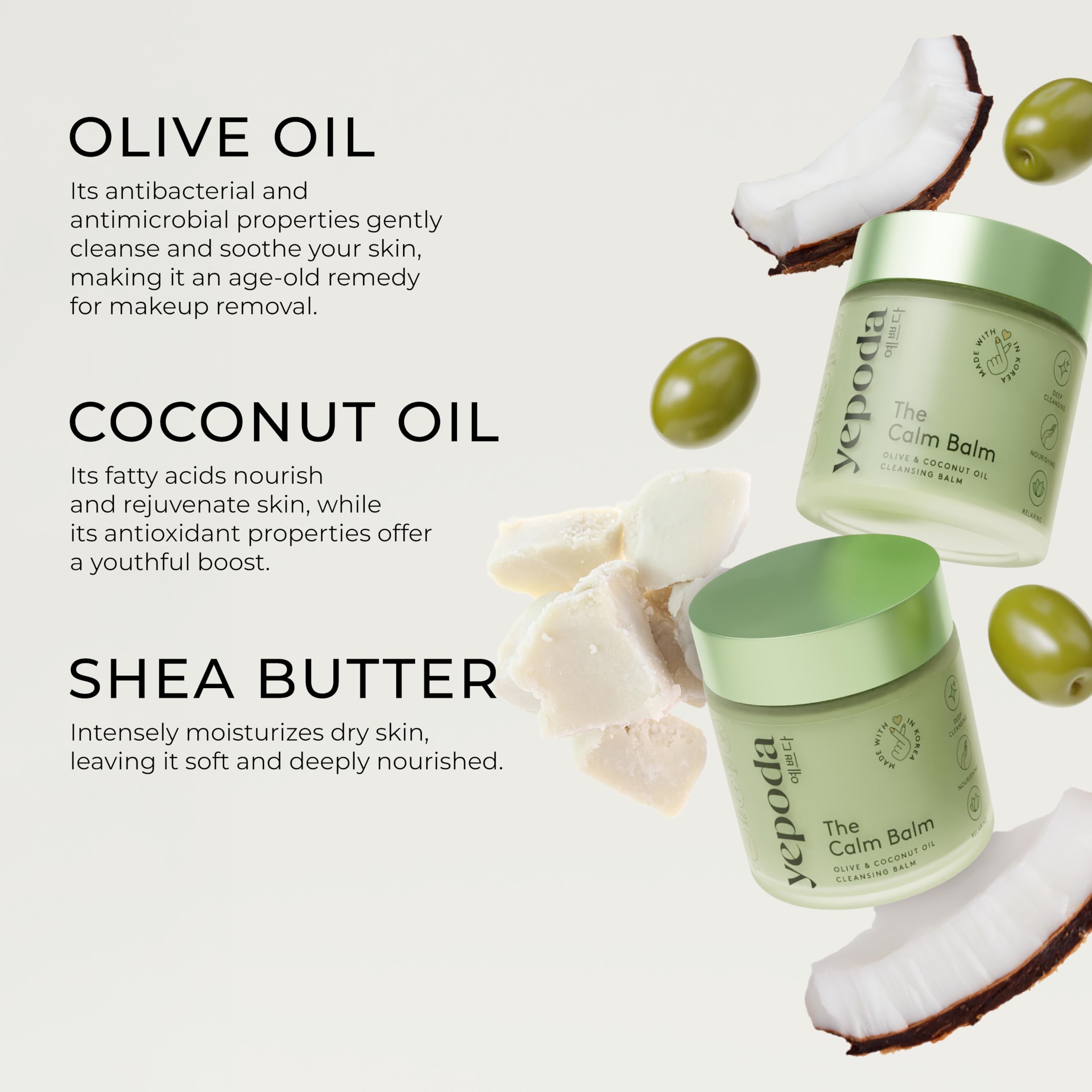 Yepoda The Calm Balm removes waterproof makeup without harsh rubbing