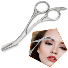 YEPRIME tijeras para cejas con peine para un arreglo cómodo y rápido.