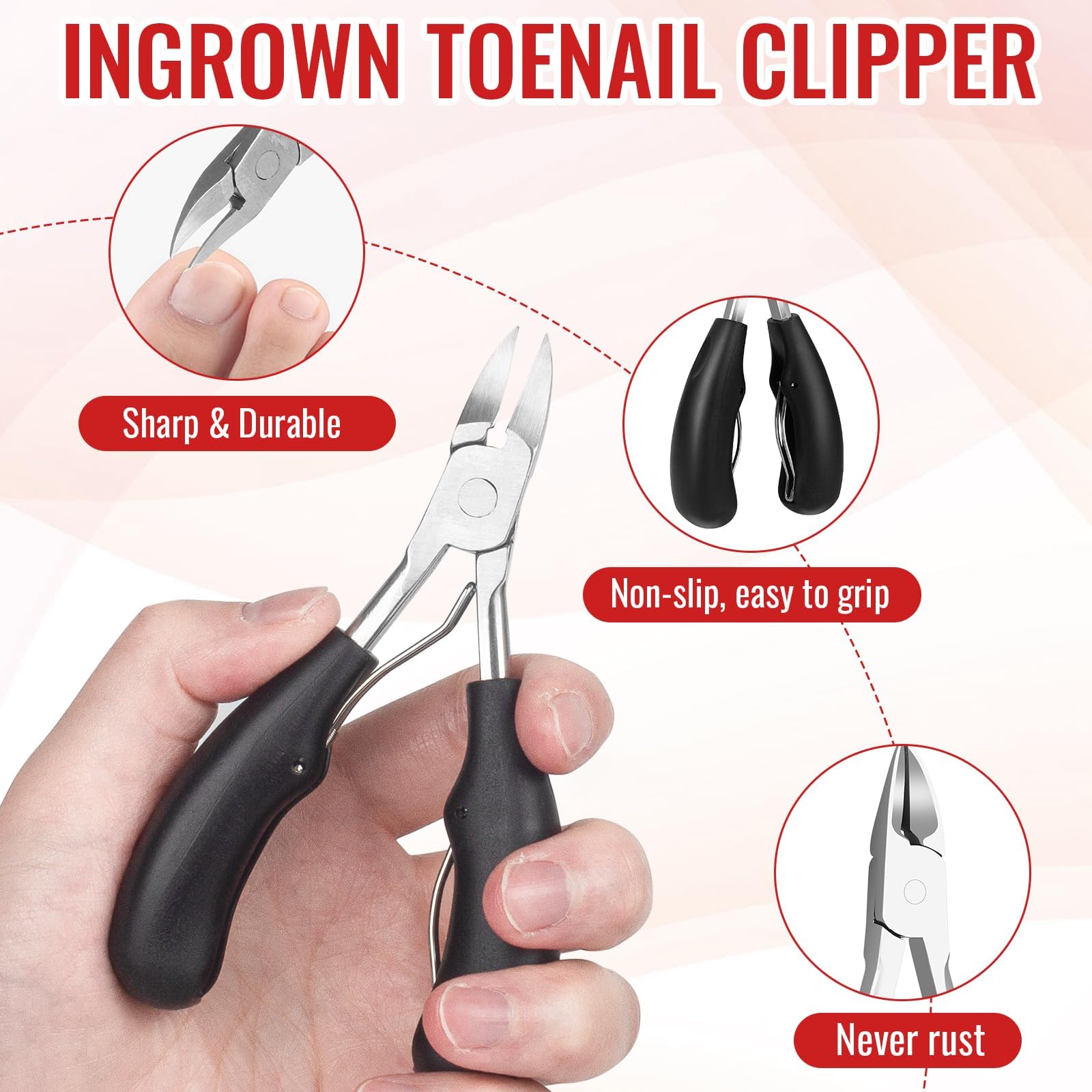 YEQOIZ ingrown toenail drops bottle demonstrates a gentle, chemical-free formula