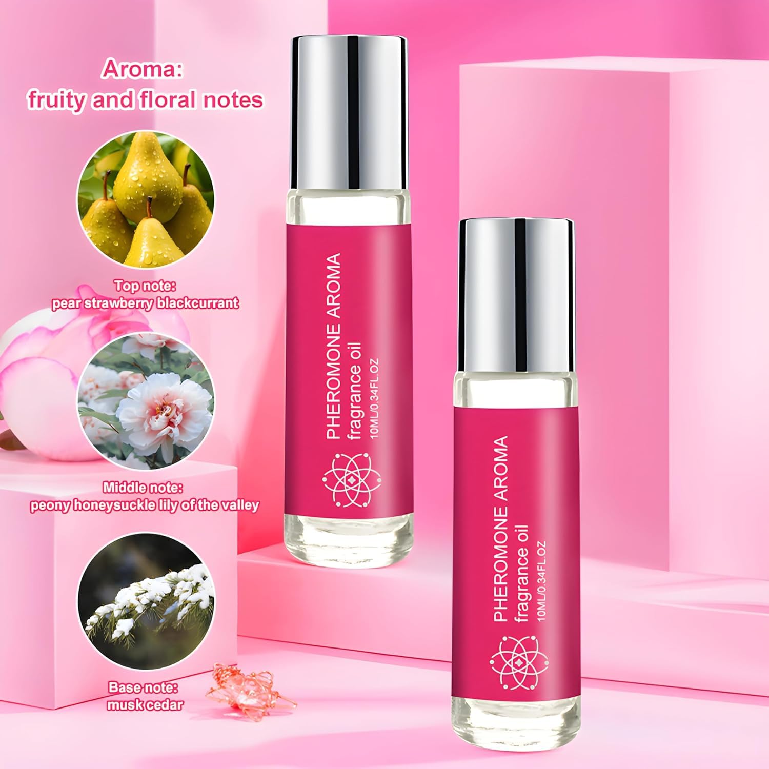 YEQUET roll-on pheromone perfume on-skin wear yields lingering fragrance.