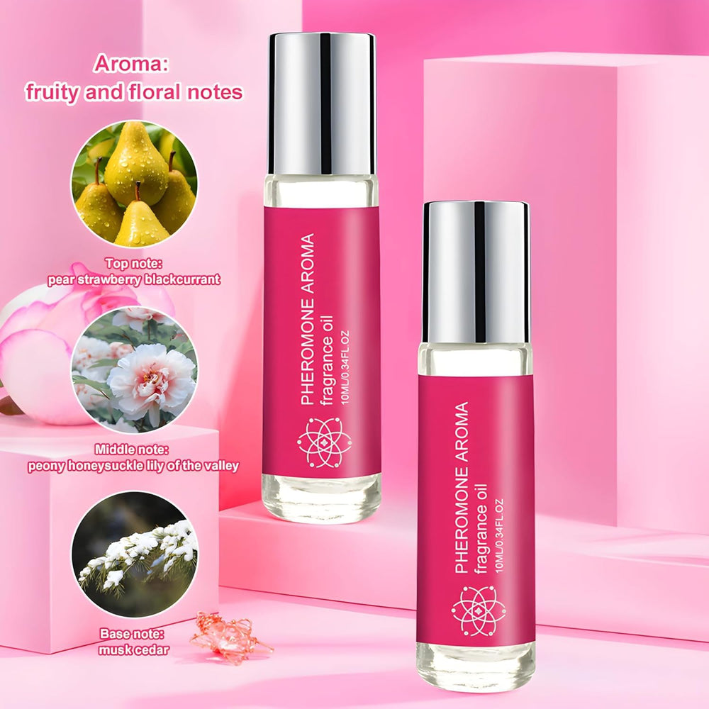 YEQUET roll-on pheromone perfume on-skin wear yields lingering fragrance.