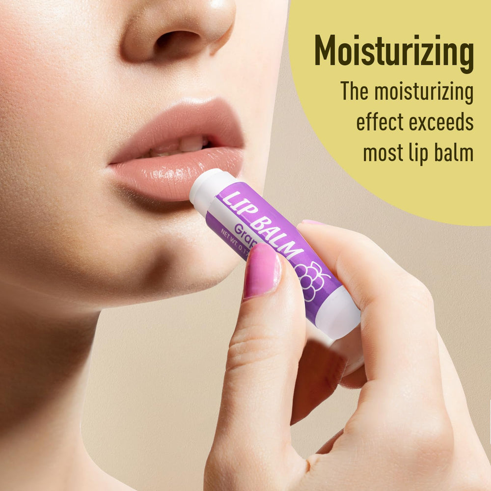YesBes orange lip balm image emphasizing bright zest scent and hydration.
