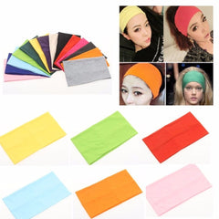 Yeshan wide 5-inch stretch headbands offer flexible cotton comfort.