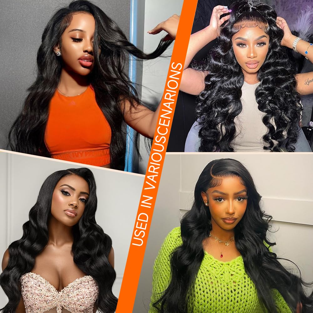 YetFree 200 density body wave wig delivers fullness without heaviness