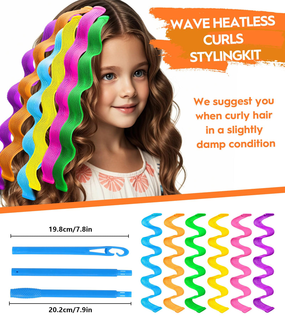 YEVYO heatless curlers lightweight design reduces strain during use