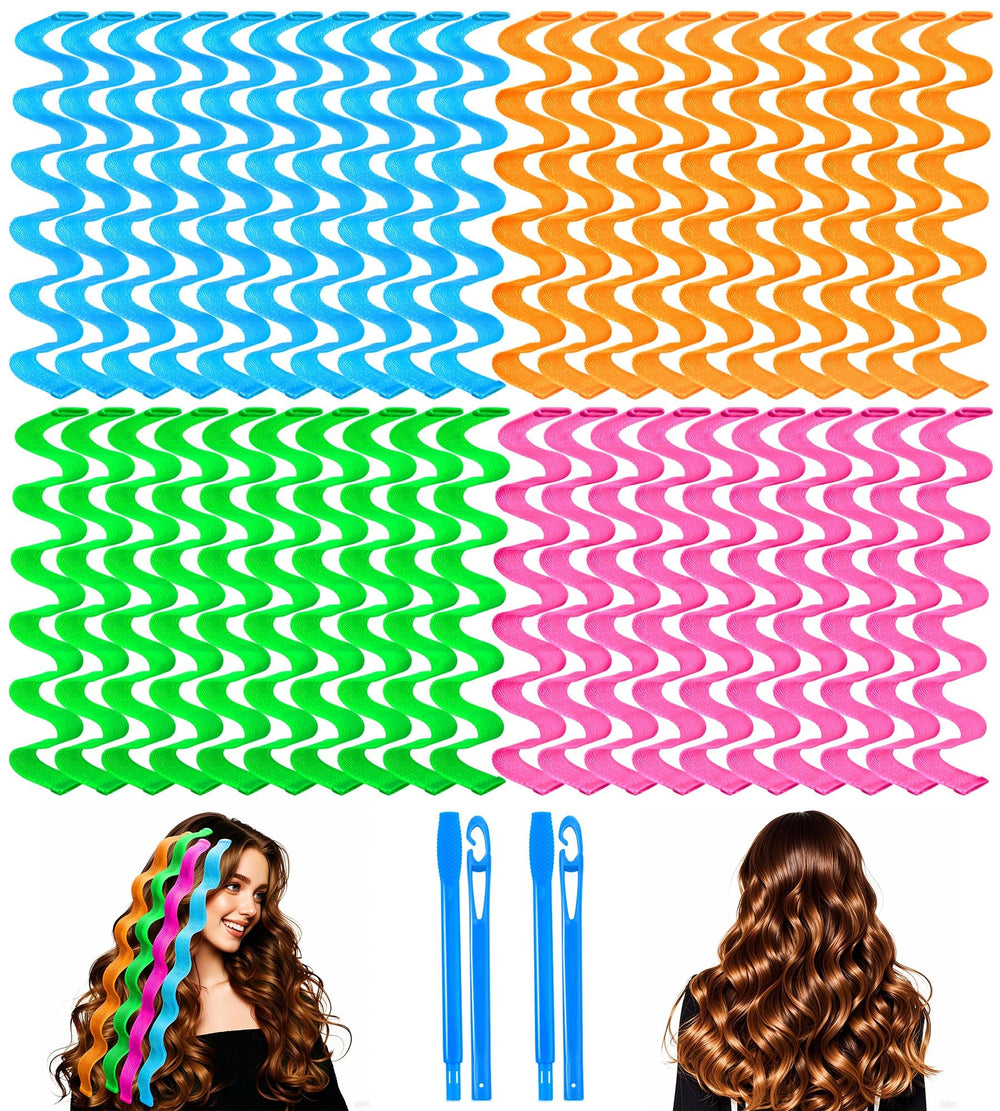 YEVYO heatless-waves-curler pack in four colors enables versatile beachy curls.