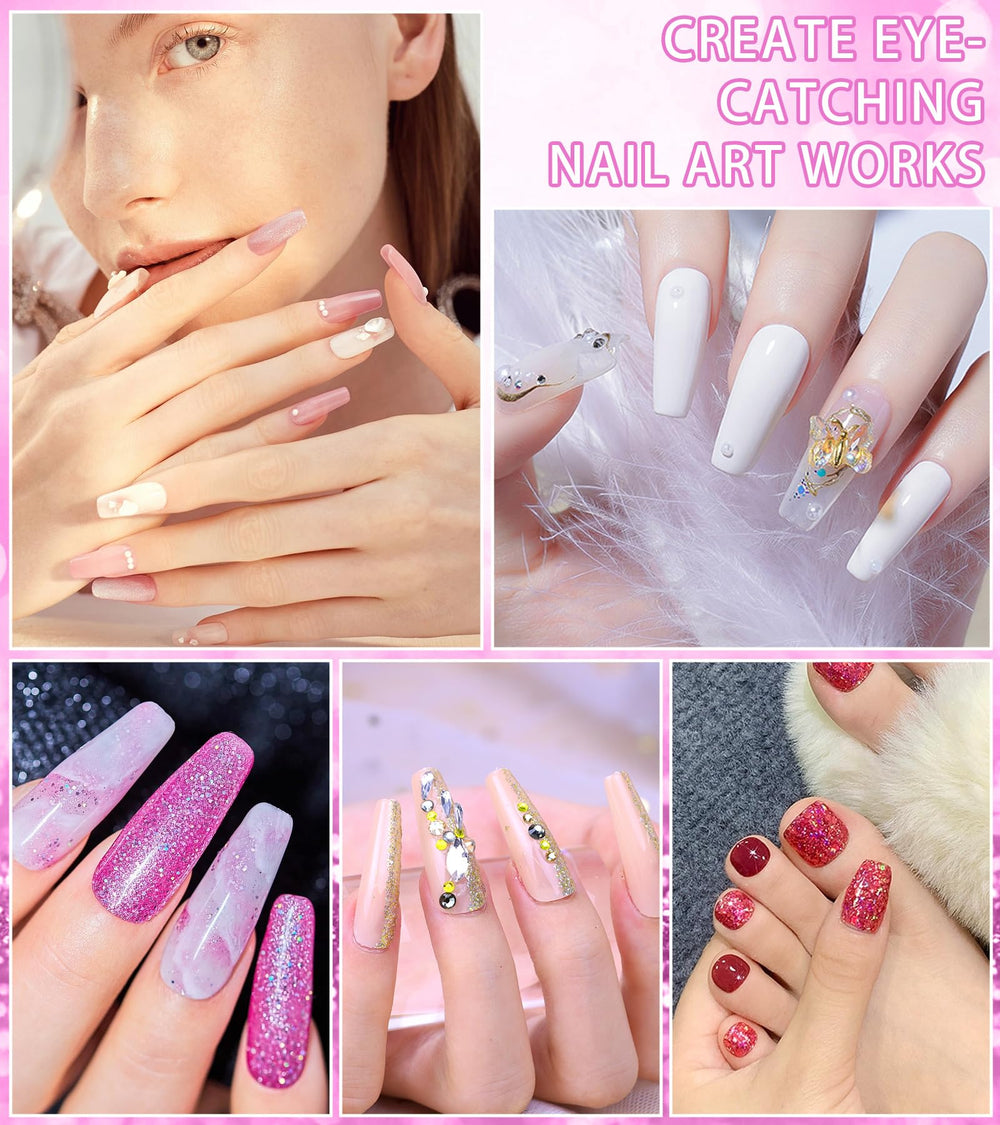 YEVYO nail drill with bits and sanding bands for shaping and finishing.