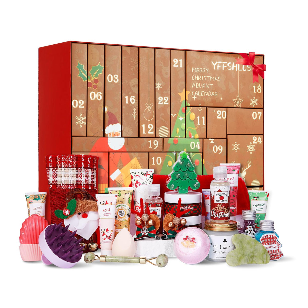 YFFSHLCS Advent Calendar 2025 cover with festive design for holiday gifting