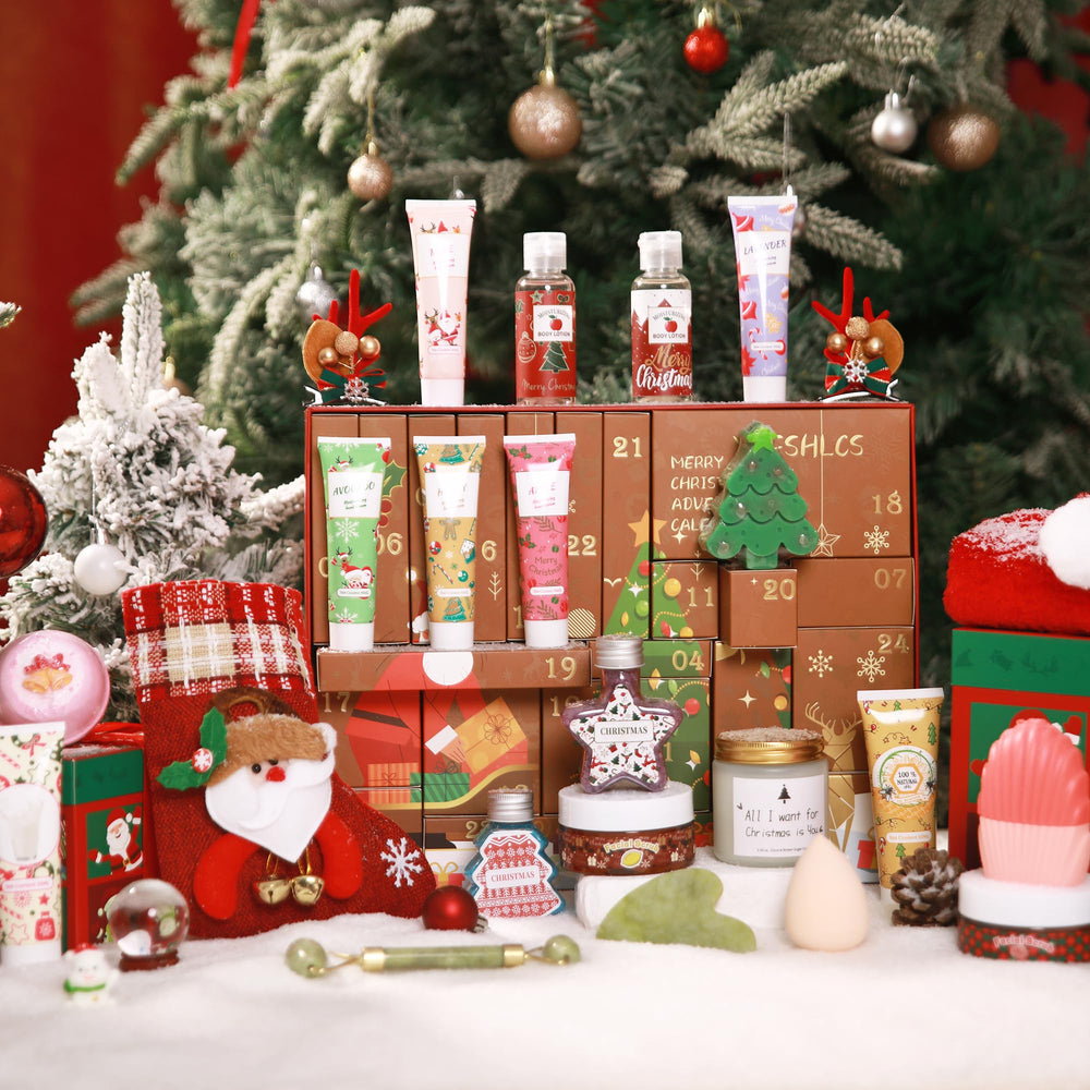 YFFSHLCS Advent Calendar 2025 hand cream and body lotion for daily pampering