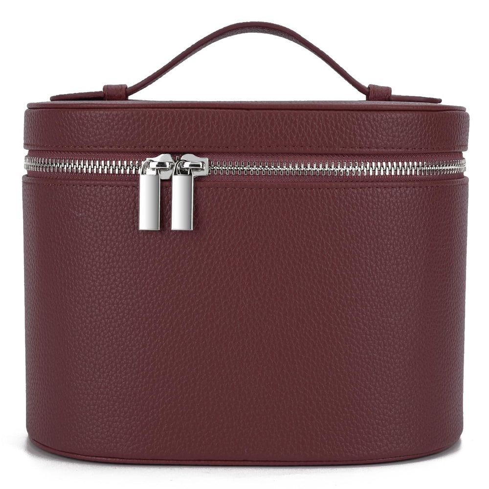 YFGBCX makeup bag vanity front view showing compact travel-ready design for essentials
