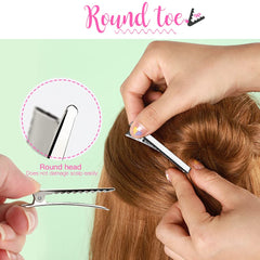 YGDZ alligator clip DIY craft ideas image illustrating bow-making possibilities.