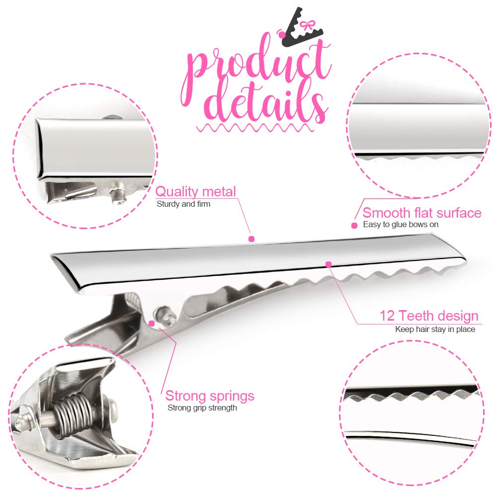 YGDZ alligator clip teeth edge demonstrates jagged grip for non-slip styling.