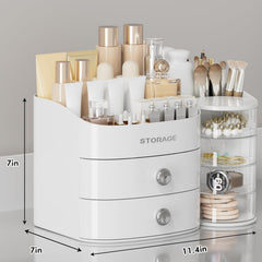 YGJT vanity organizer on a counter, ready for everyday beauty routines.