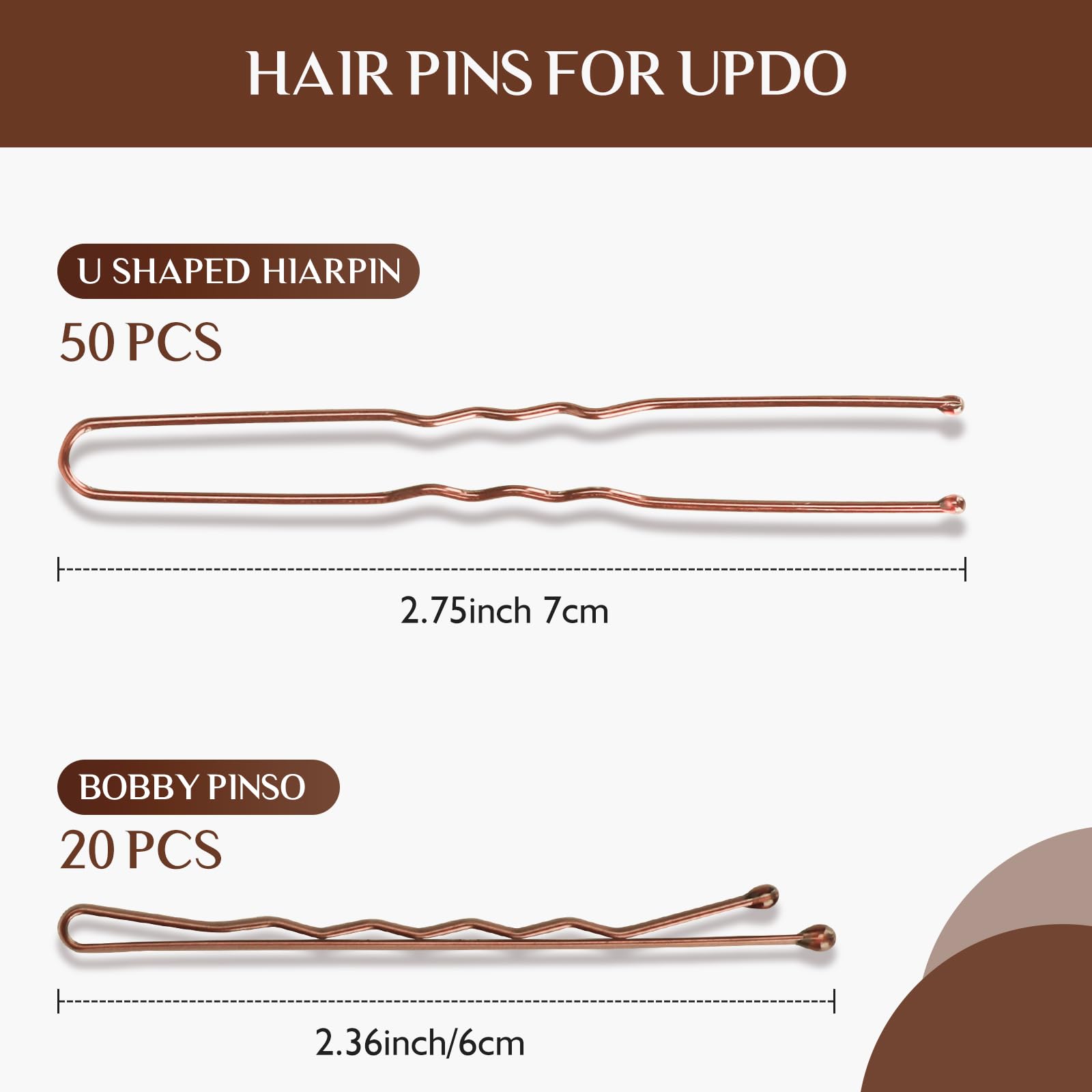 YGQQOY Light brown hair filler blends for natural volume illusion.