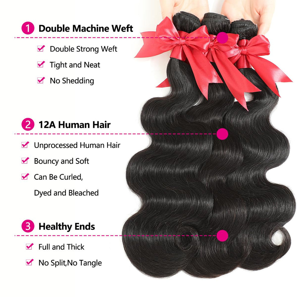 YIBUSI HD lace closure 2x6 pre-plucked with baby hairs for a natural part.