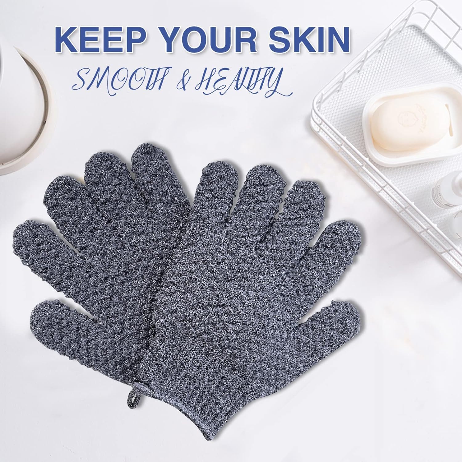 Yiclick gloves rinse clean quickly after use.