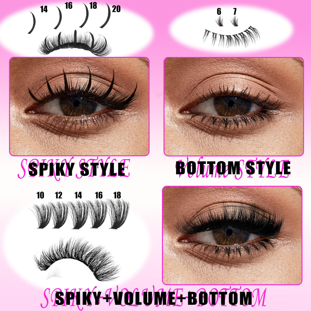 YIDUO dual head brush for eyelash and eyebrow grooming