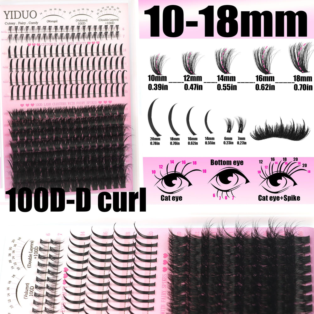 YIDUO eyelash tweezers for precise application