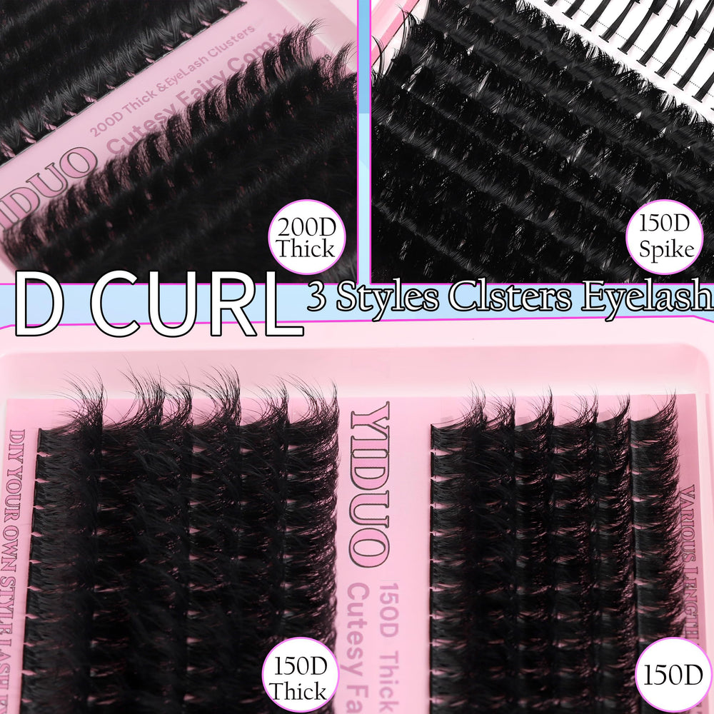 YIDUO 150D-200D lash bands deliver lightweight comfort and natural movement