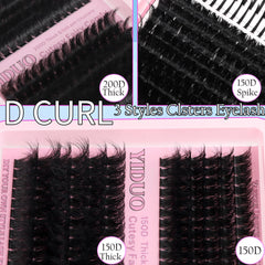 YIDUO 150D-200D lash bands deliver lightweight comfort and natural movement