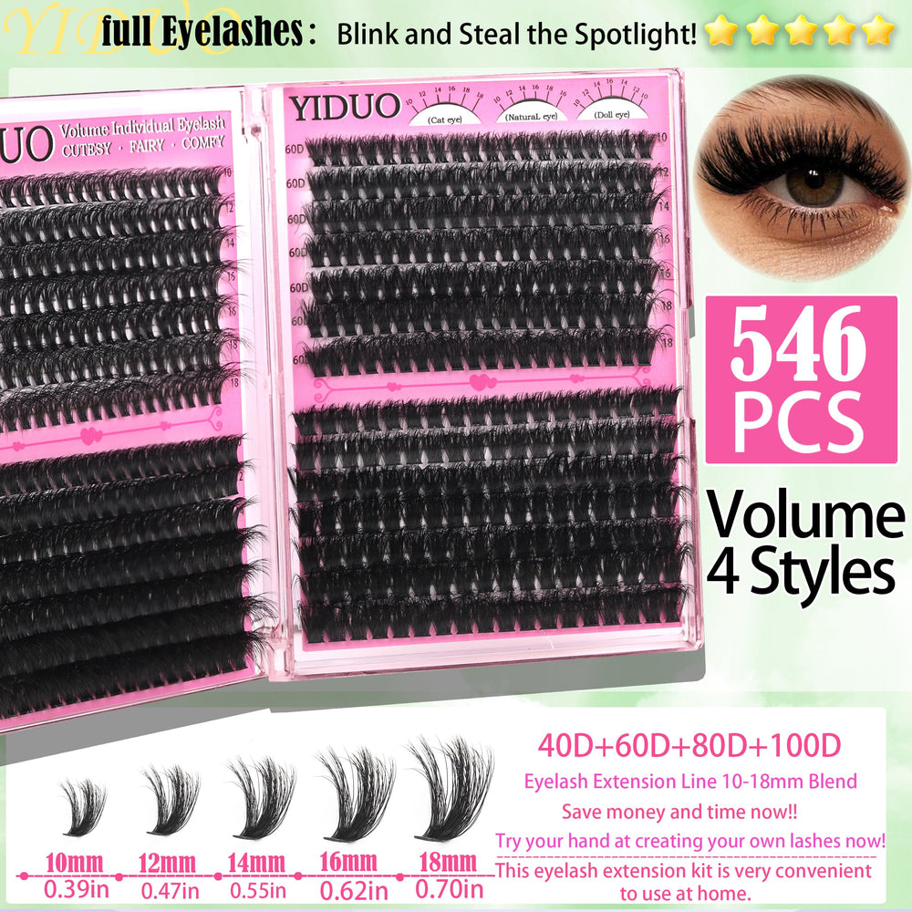 YIDUO spike-bottom clusters for versatile texture and mixed styles