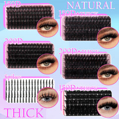 YIDUO D curl 12-21mm lashes provide tailored volume for everyday glamour