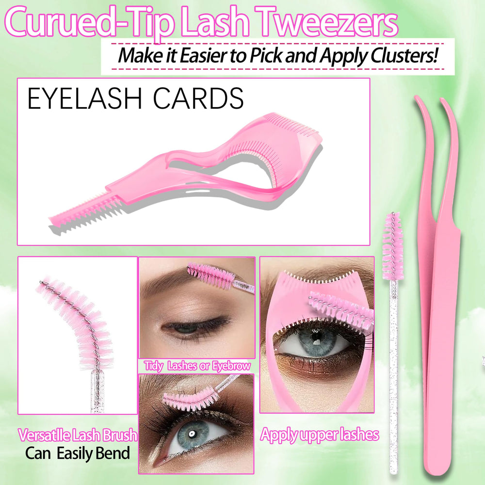 YIDUO lash tweezers simplify precise placement for a studio-look finish