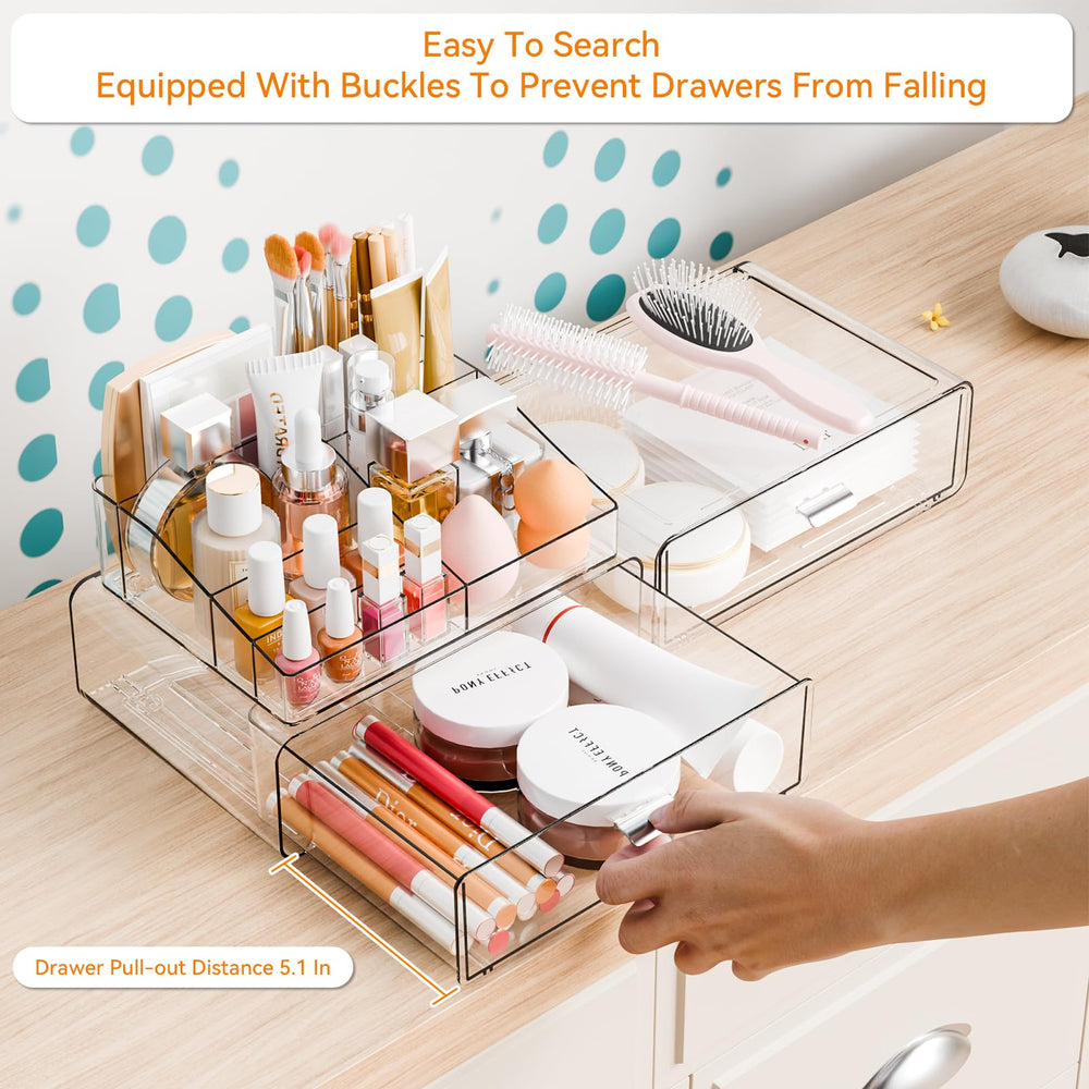 Yieach drawer slide-rail keeps drawers protected from tipping during use.