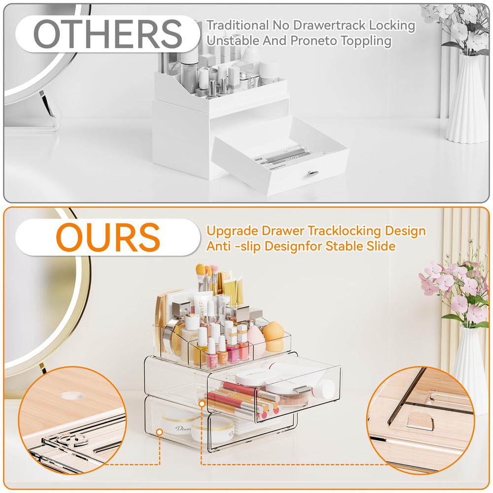 Yieach rose-gold and silver handles add chic style and easy customization.