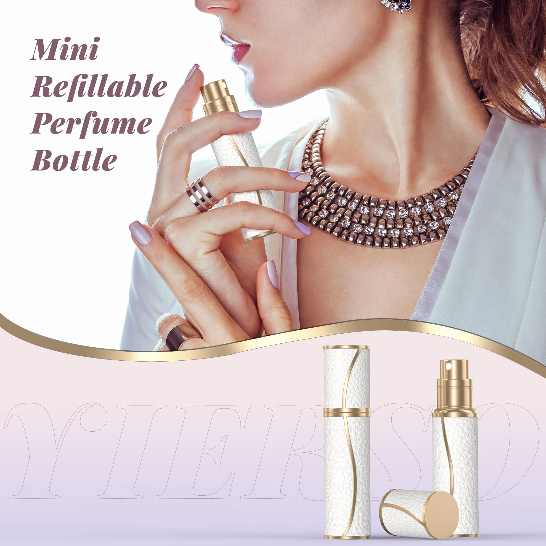 YIERSO bottom-filling action, mess-free refilling for quick fragrance transfers.