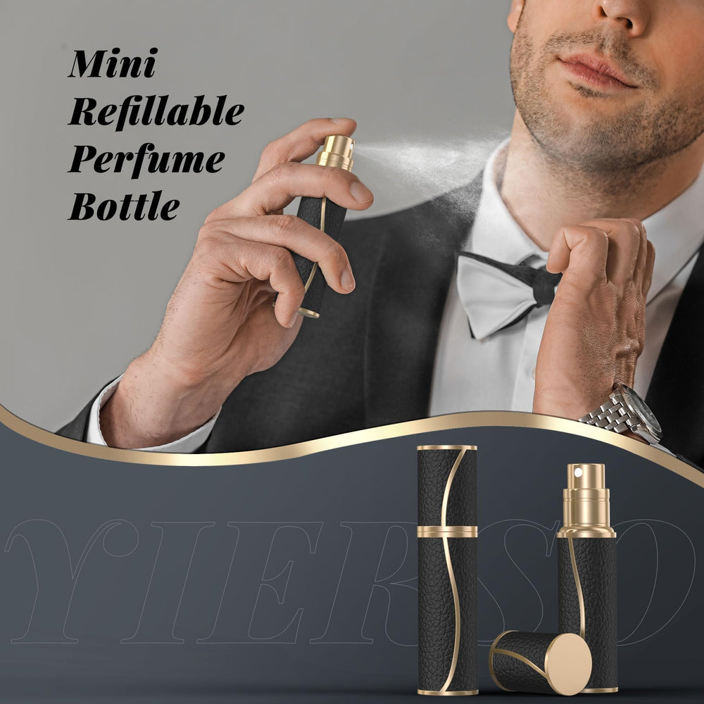 YIERSO travel 10ml bottle fits purse for quick fragrance touch-ups.