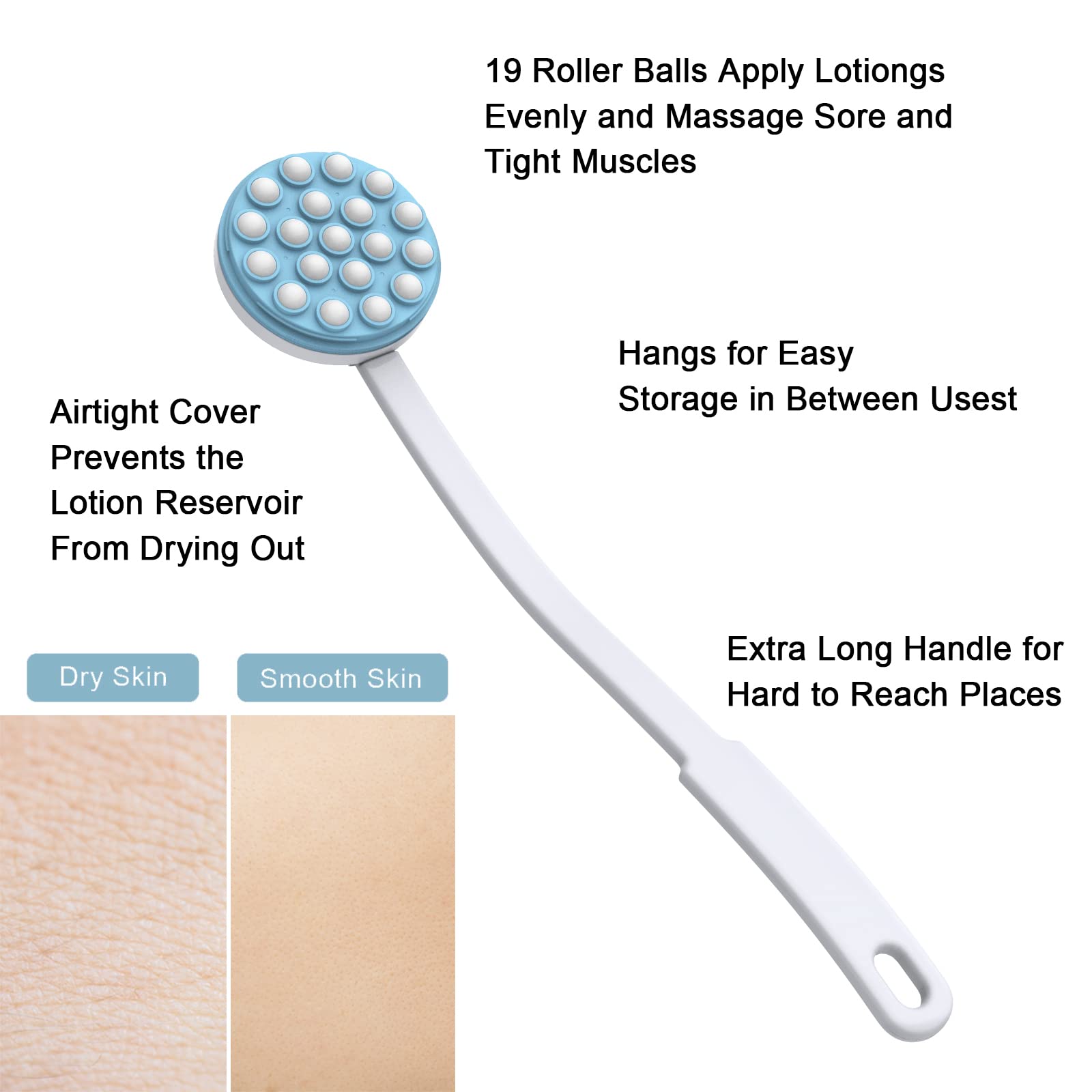 Yiesoum wet-or-dry-application-use ideal for bath, shower, or poolside lotion.