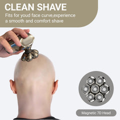 Yieyosd stainless steel shaver head highlights durable rust-resistant construction.
