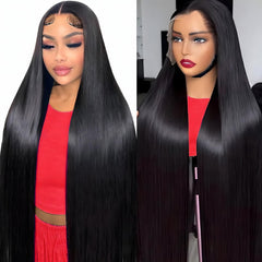 Yijimei 32-inch lace-front wig shows natural hairline for everyday wear