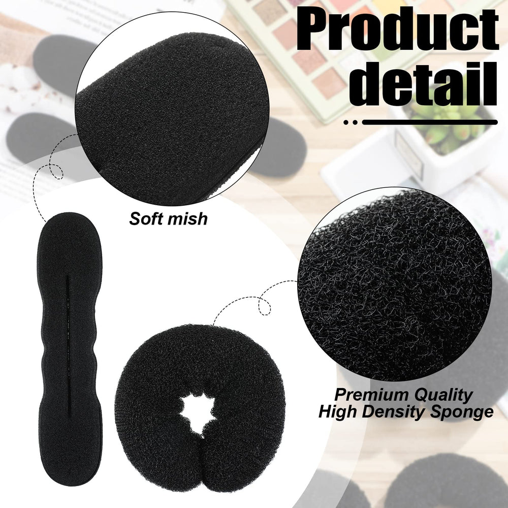 Yinder donut bun maker 10cm ideal for everyday tidy buns