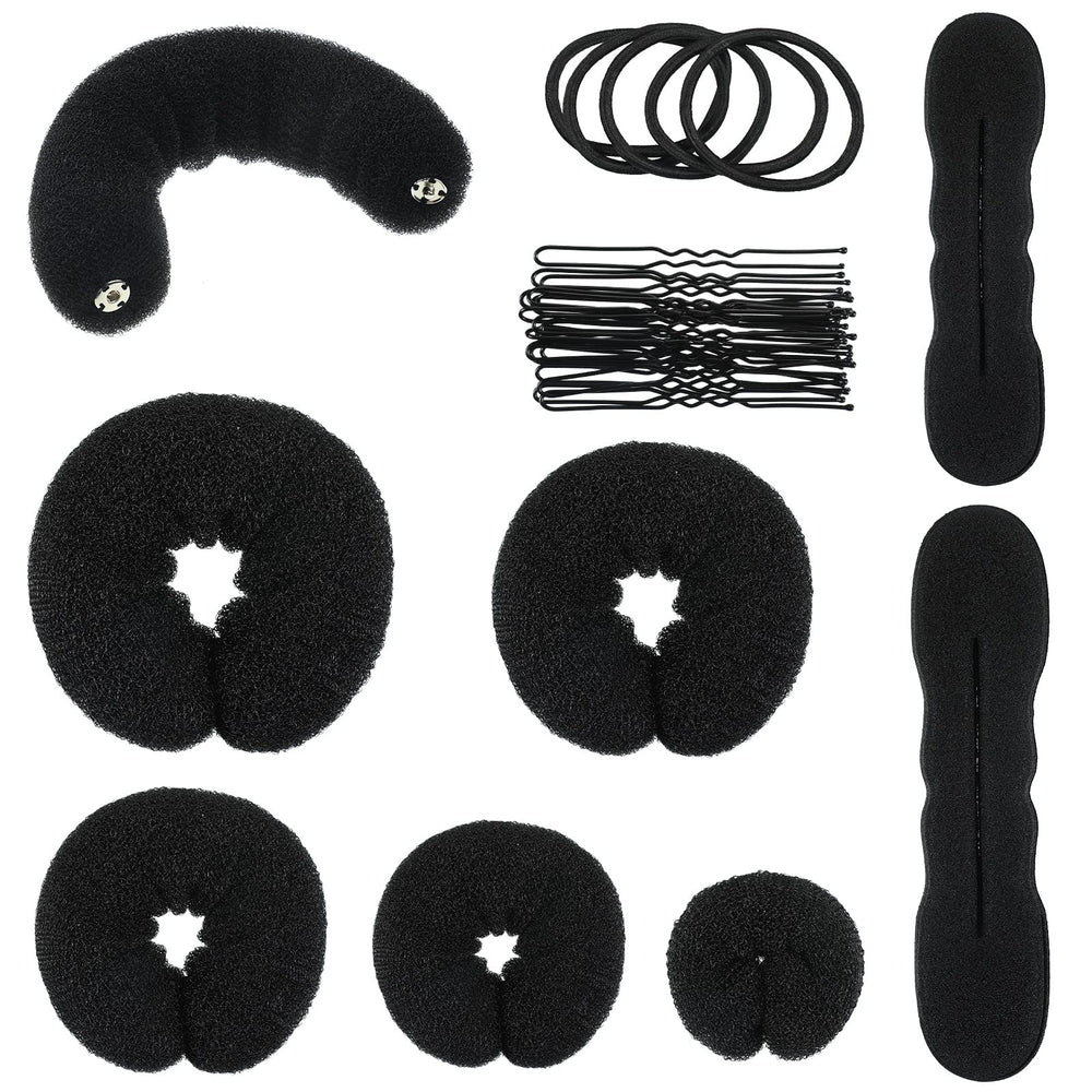 Yinder donut bun maker 14cm for a sleek updo