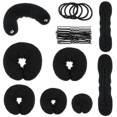 Yinder donut bun maker 14cm for a sleek updo