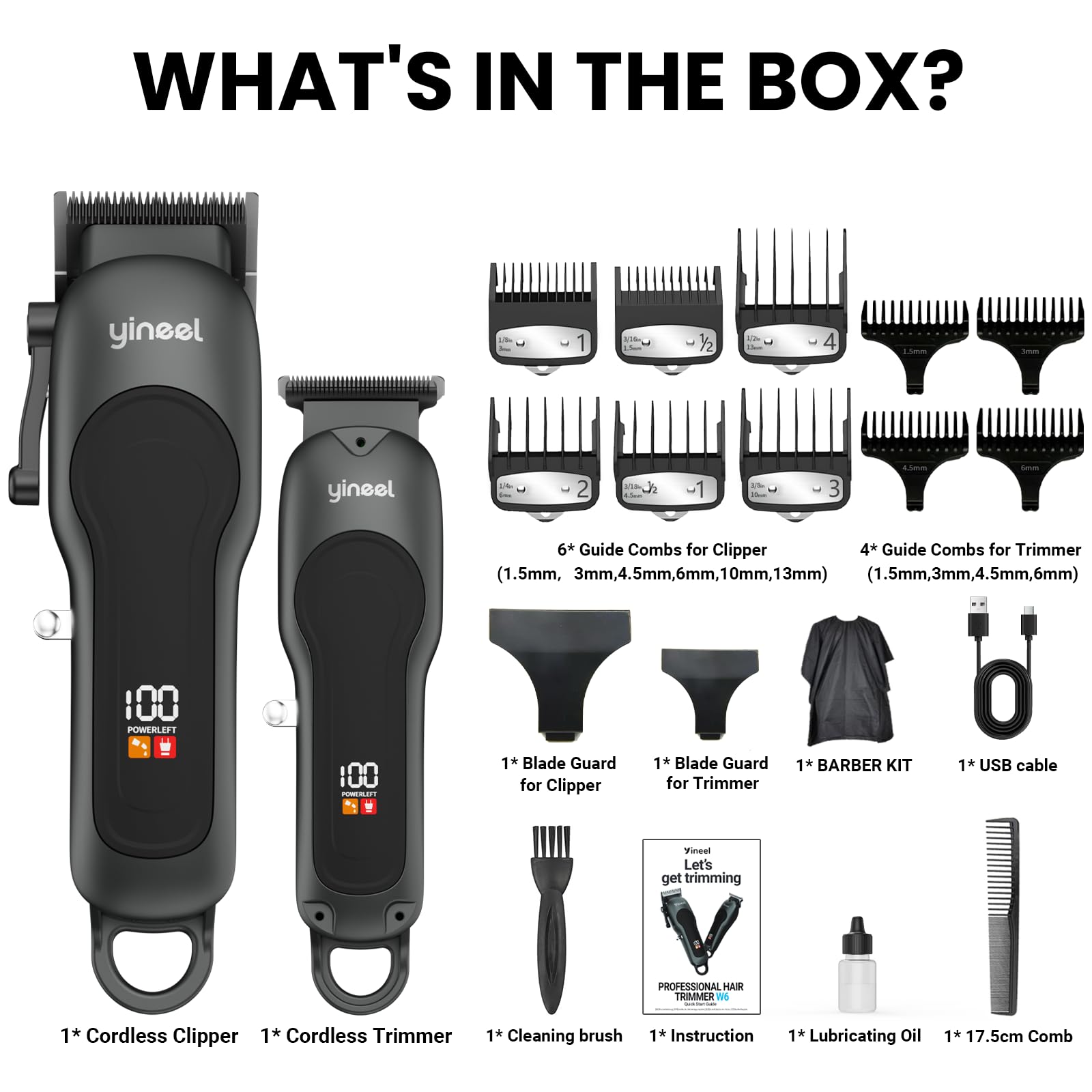 Yineel hair clippers ideal gift for men and women who style at home