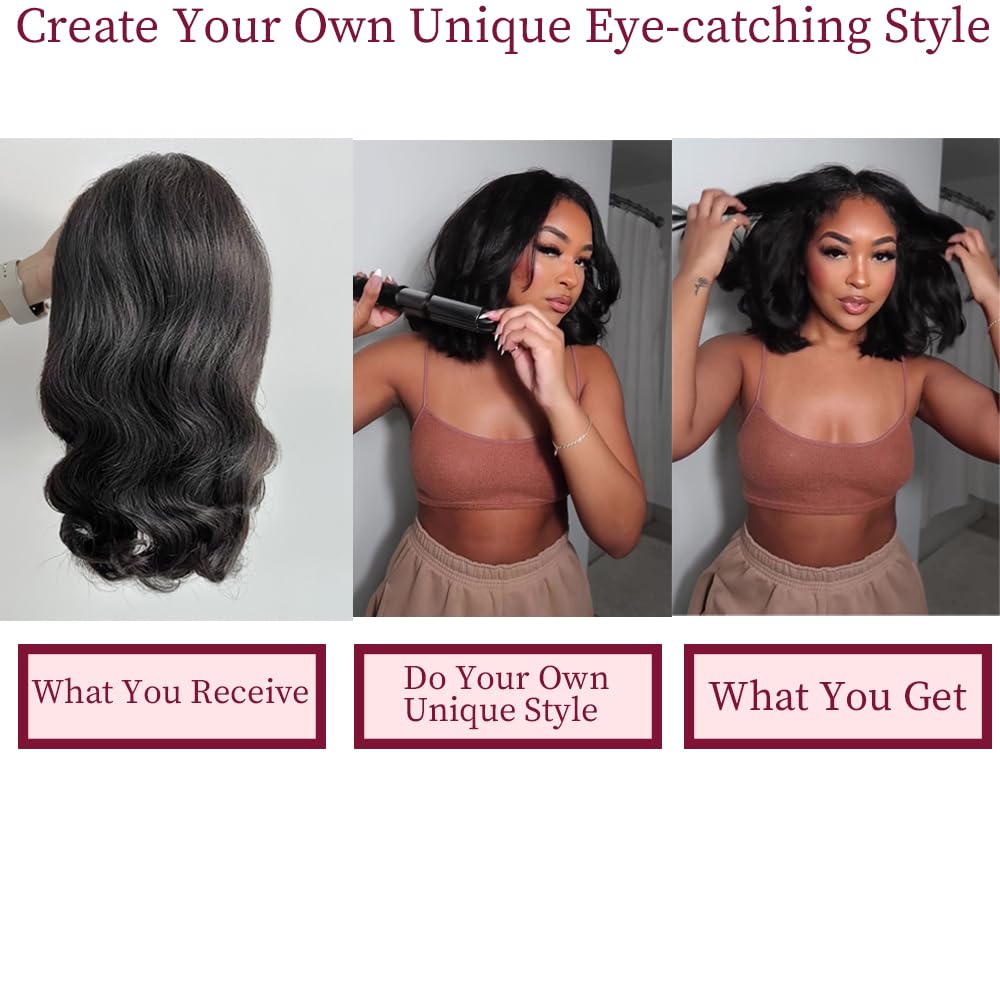 YINGRUN Wig package includes cap and melting band for quick, comfortable wear