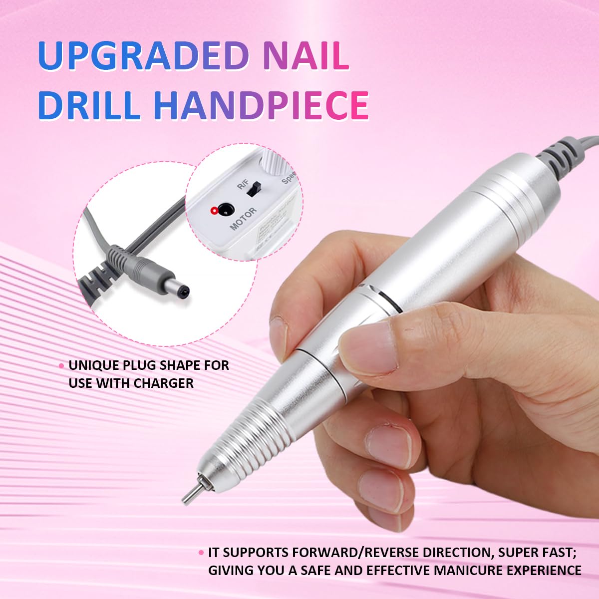 Yinhing nail-art-drill-machine-speed delivers fast, adjustable power for professional setups