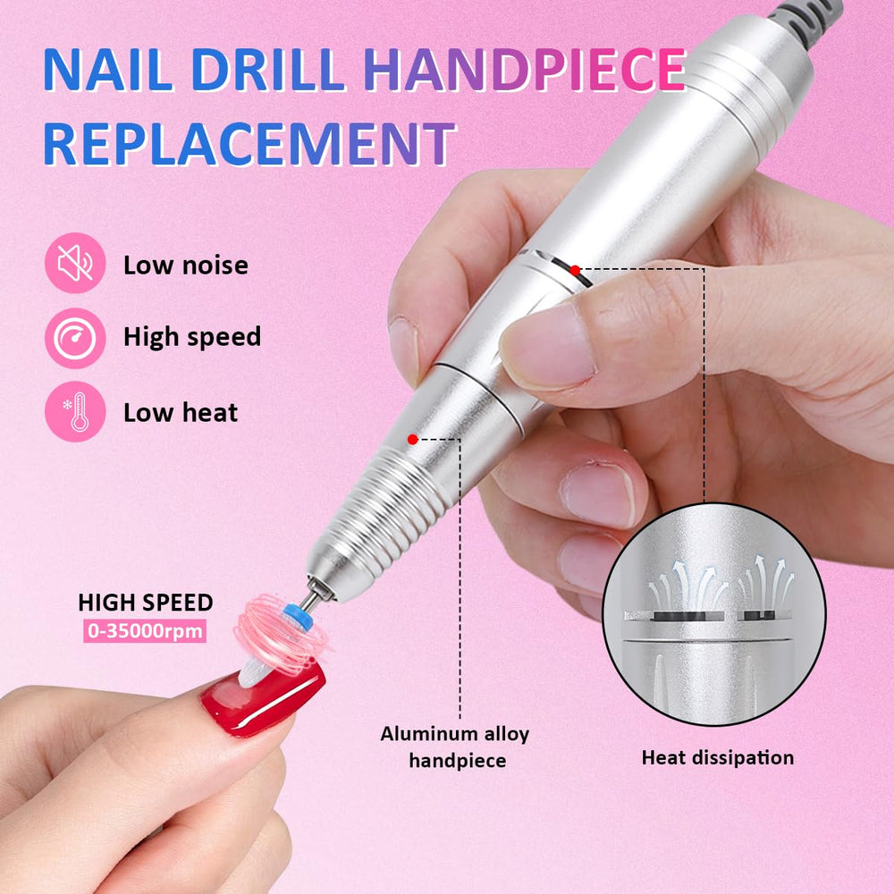 Yinhing nail-drill-ergonomic-design offers comfortable grip during long sessions