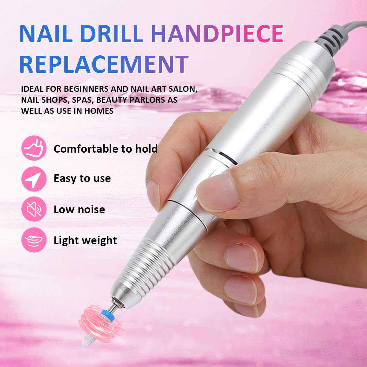 Yinhing nail-drill-quiet-operation delivers smooth, low-vibration performance